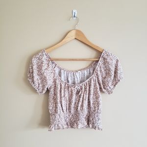 Urban Outfitters Me to We Floral Crop Top